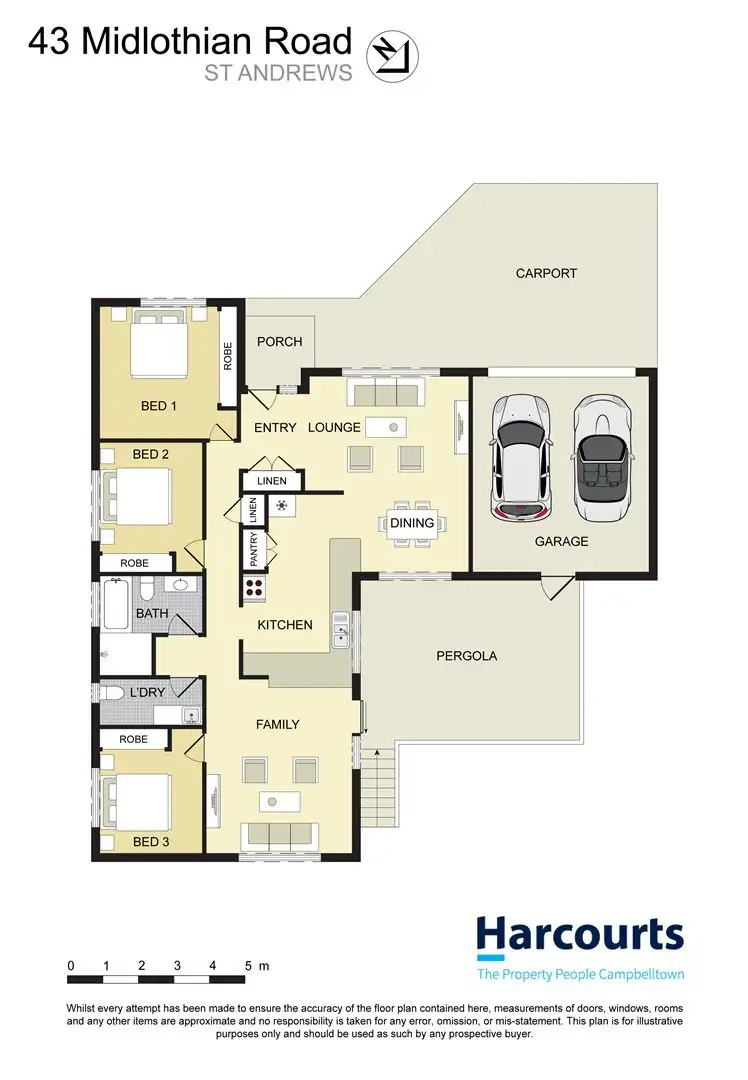 Floorplan of Homely house listing, 43 Midlothian Road, St Andrews NSW 2566