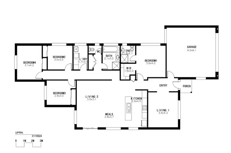 Floorplan of Homely house listing, (D.H.A) Defence Housing Australia, Nairne SA 5252