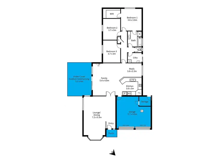 Floorplan of Homely house listing, 11 Stonebridge Drive, Aberfoyle Park SA 5159