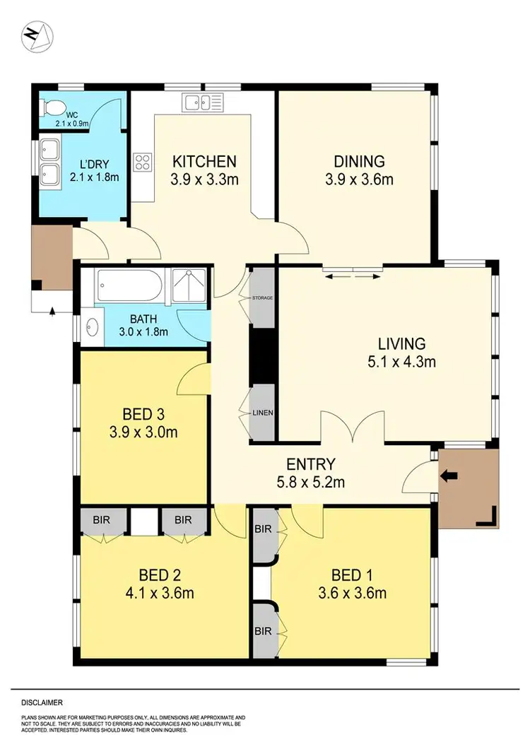 Floorplan of Homely house listing, 9 Duke Street, Newington VIC 3350