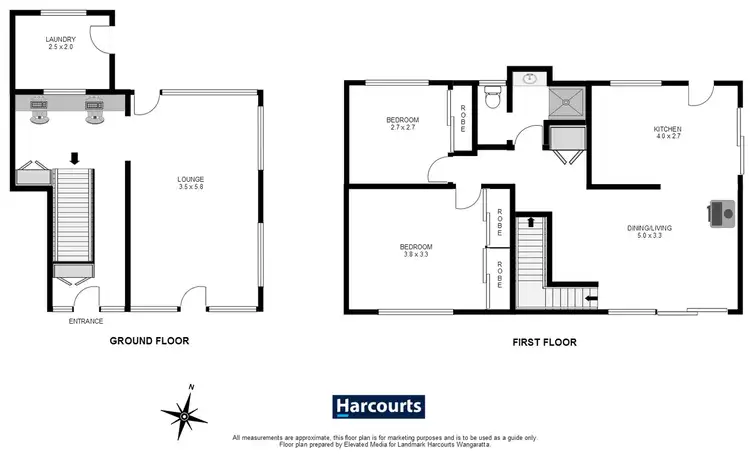 Floorplan of Homely house listing, 8 Church Street, Peechelba VIC 3678