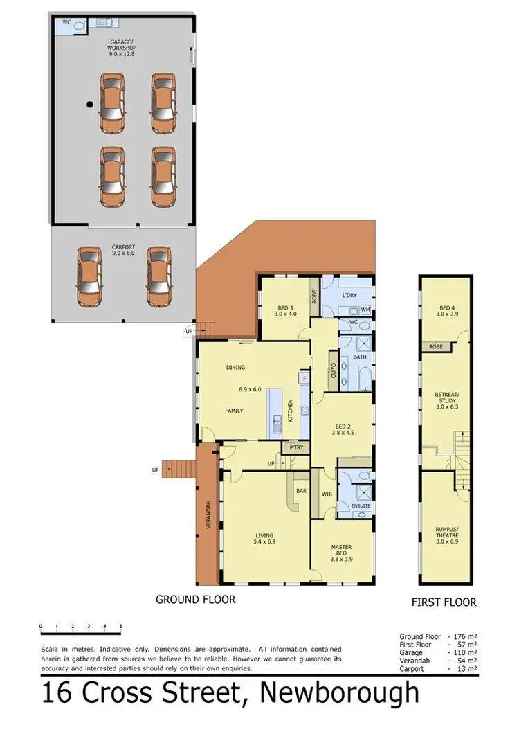 Floorplan of Homely house listing, 16 Cross Street, Newborough VIC 3825