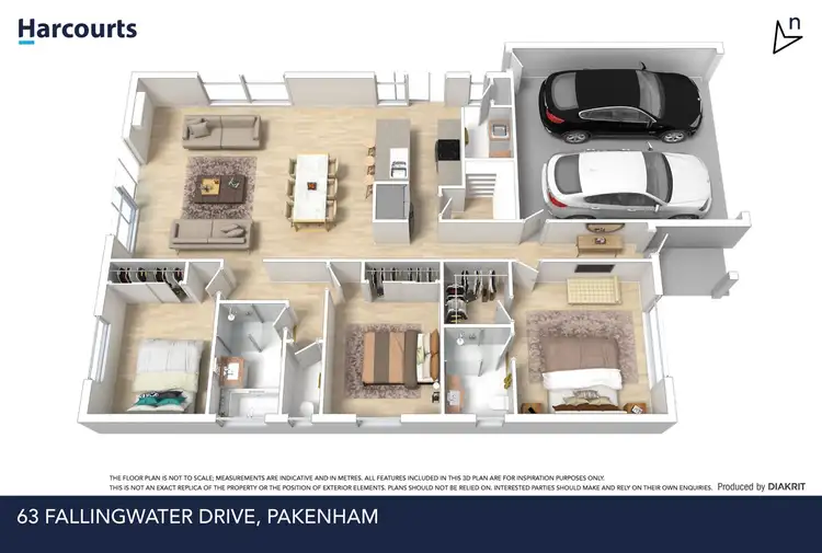 Floorplan of Homely house listing, 63 Fallingwater Drive, Pakenham VIC 3810