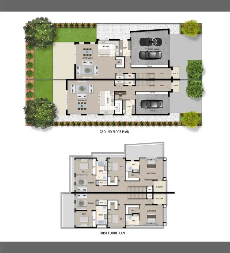 Floorplan of Homely townhouse listing, 2/3 Buller Parade, Lalor VIC 3075