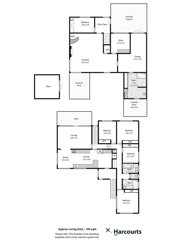 Floorplan of Homely house listing, 83 Bayview Road, Lauderdale TAS 7021