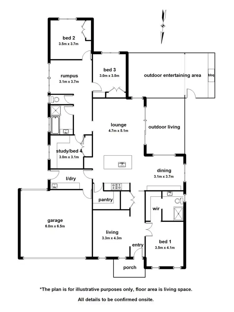 Floorplan of Homely house listing, 81 Harrison Way, Pakenham VIC 3810