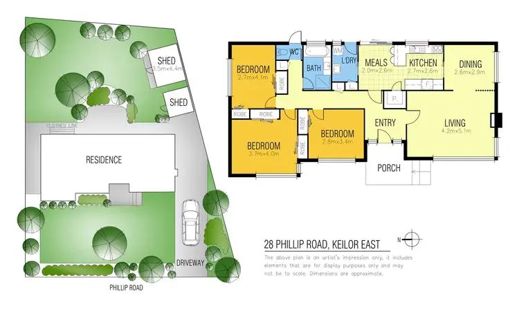 Floorplan of Homely house listing, 28 Phillip Road, Keilor East VIC 3033