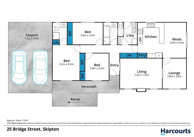 Floorplan of Homely house listing, 25 Bridge Street, Skipton VIC 3361