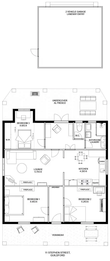 Floorplan of Homely house listing, 11 Stephen Street, Guildford WA 6055