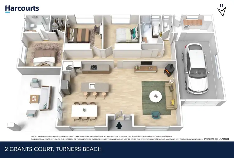 Floorplan of Homely house listing, 2 Grants Court, Turners Beach TAS 7315