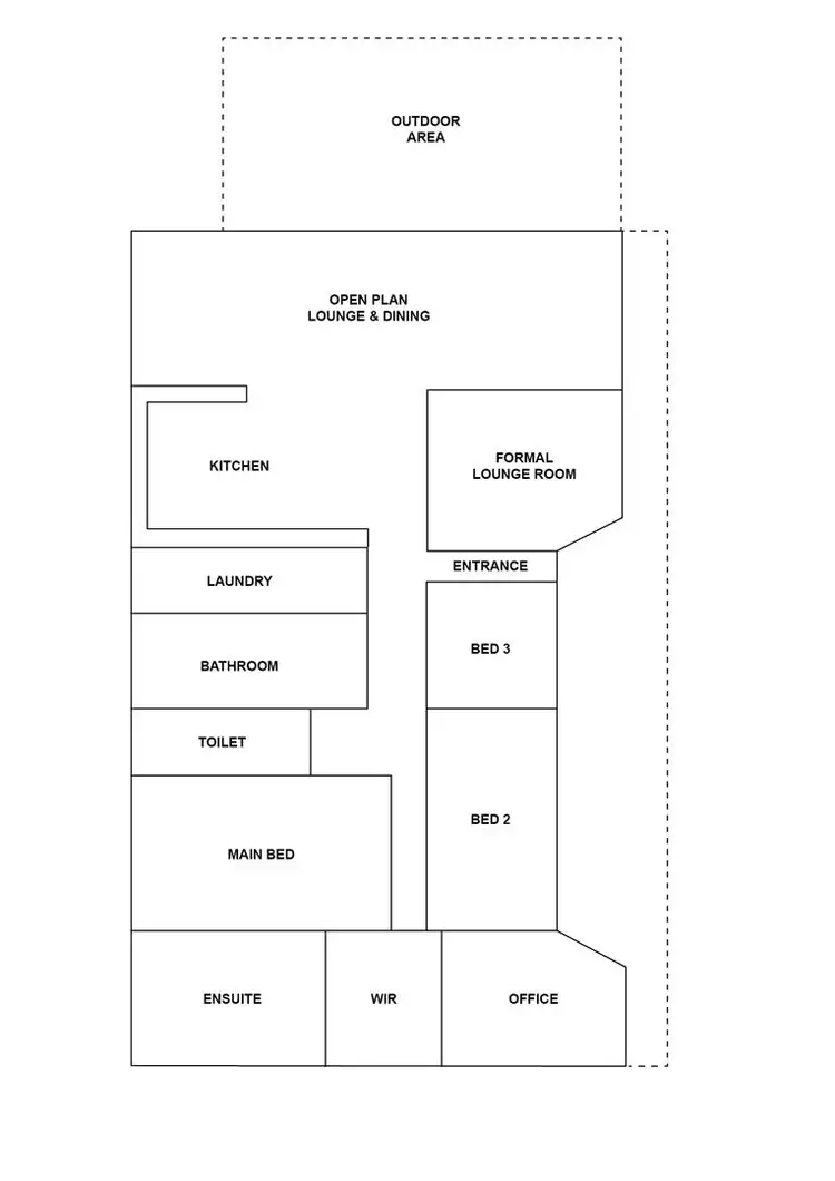 Floorplan of Homely rural property listing, 20576 Kamilaroi Highway, Narrabri NSW 2390