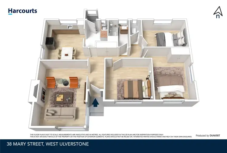 Floorplan of Homely house listing, 38 Mary Street, West Ulverstone TAS 7315