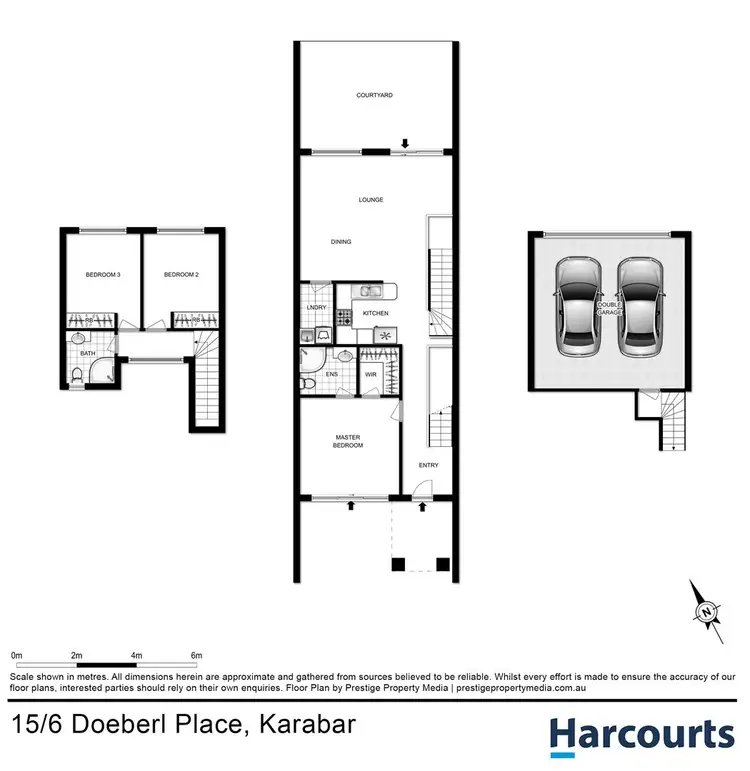 Floorplan of Homely townhouse listing, 15/6 Doeberl Place, Karabar NSW 2620