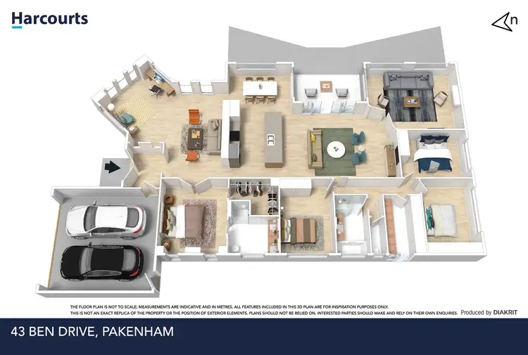 Floorplan of Homely house listing, 43 Ben Drive, Pakenham VIC 3810