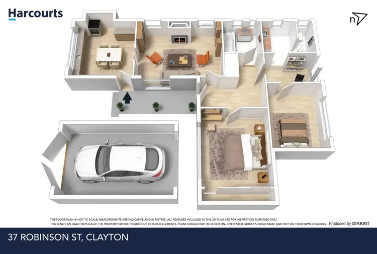 Floorplan of Homely house listing, 37 Robinson Street, Clayton VIC 3168