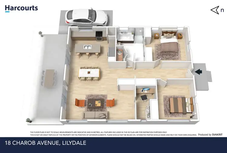 Floorplan of Homely house listing, 18 Charob Avenue, Lilydale TAS 7268