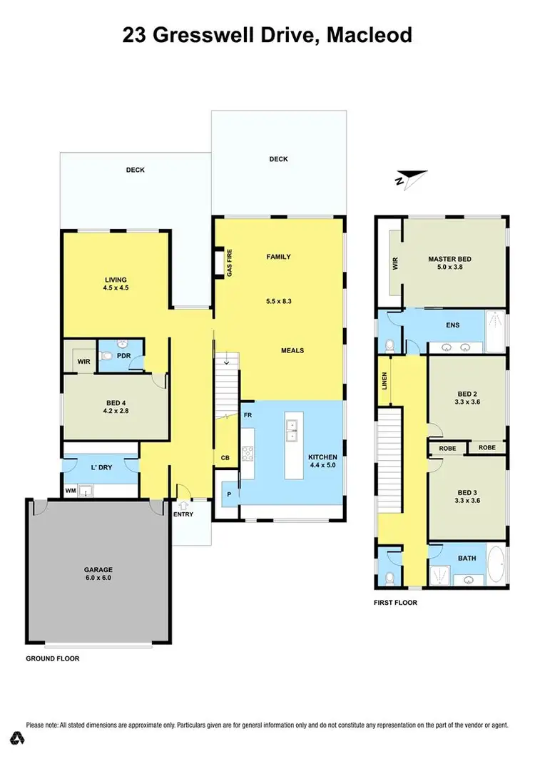 Floorplan of Homely house listing, 23 Gresswell Road, Macleod VIC 3085