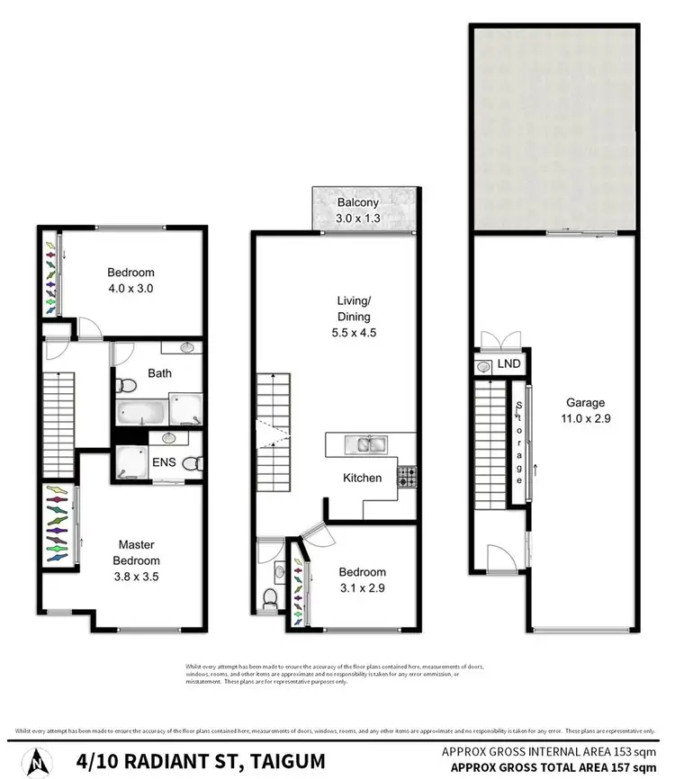 Floorplan of Homely townhouse listing, 4/10 Radiant Street, Taigum QLD 4018