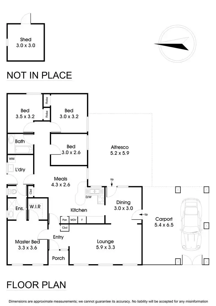 Floorplan of Homely house listing, 25 Collendina Crescent, Scoresby VIC 3179