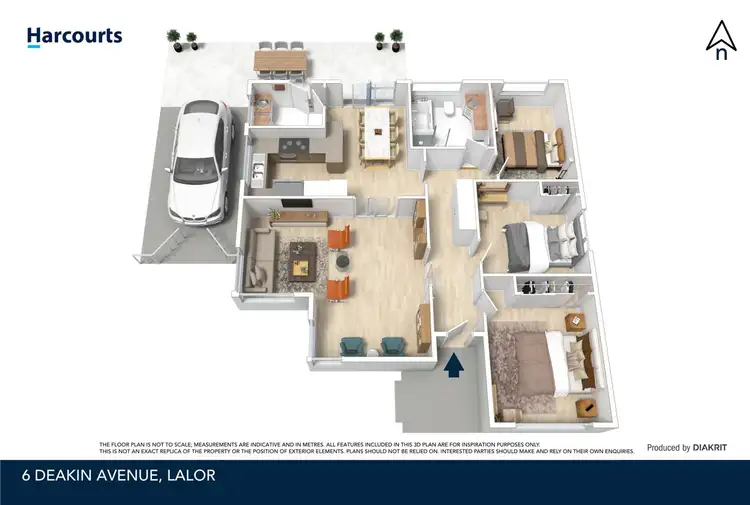 Floorplan of Homely house listing, 6 Deakin Avenue, Lalor VIC 3075
