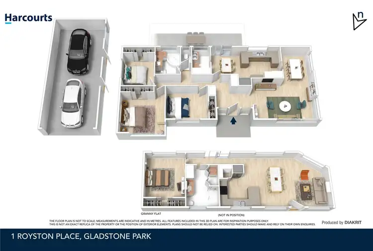 Floorplan of Homely house listing, 1 Royston Place, Gladstone Park VIC 3043
