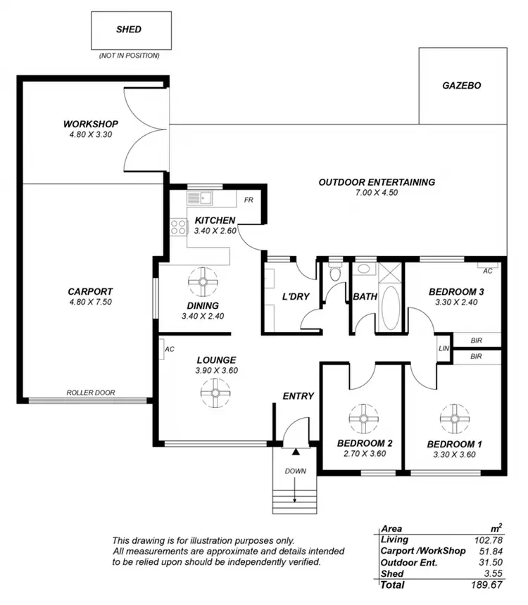 Floorplan of Homely house listing, 9 Holt Street, Northfield SA 5085