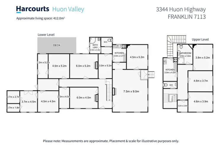 Floorplan of Homely house listing, 3344 Huon Highway, Franklin TAS 7113