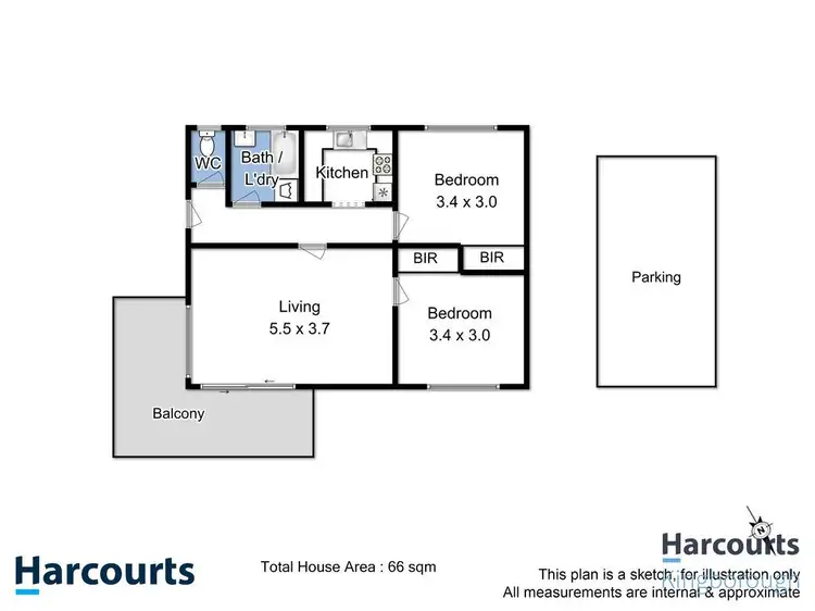 Floorplan of Homely house listing, 8/25 Osborne Esplanade, Kingston Beach TAS 7050