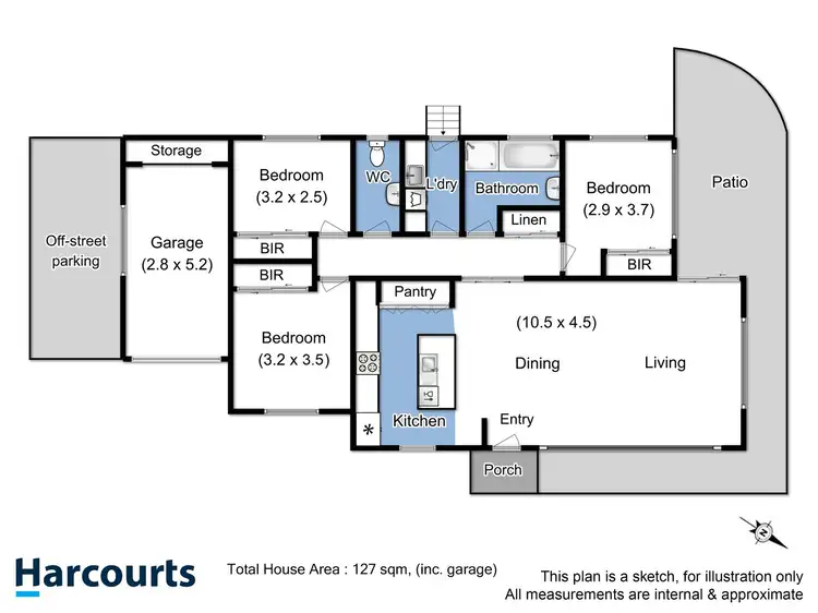 Floorplan of Homely unit listing, 2/21 Ineke Drive, Kingston TAS 7050