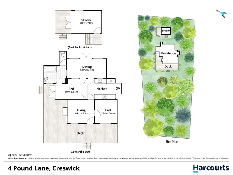 Floorplan of Homely house listing, 4 Pound Lane, Creswick VIC 3363