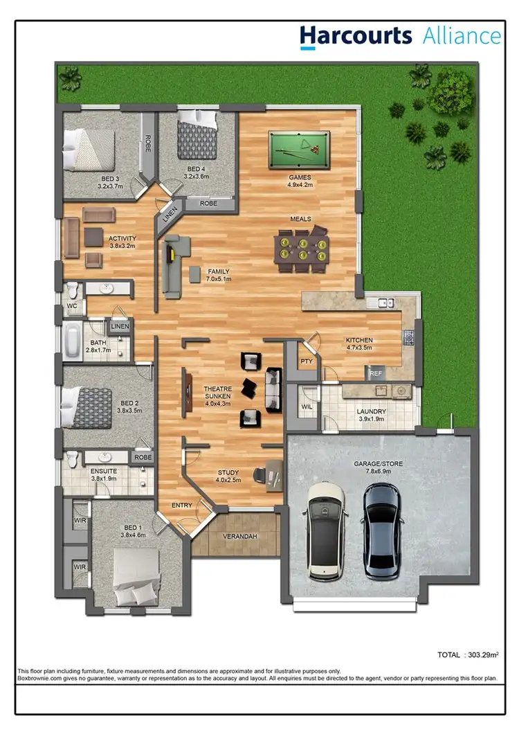 Floorplan of Homely house listing, 19 Rosinski Circle, Tapping WA 6065
