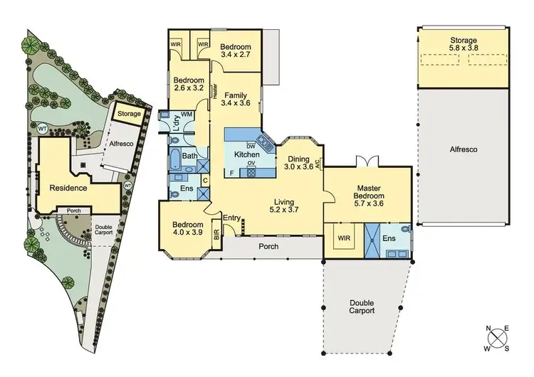 Floorplan of Homely house listing, 8 Colesbourne Court, Kilsyth South VIC 3137