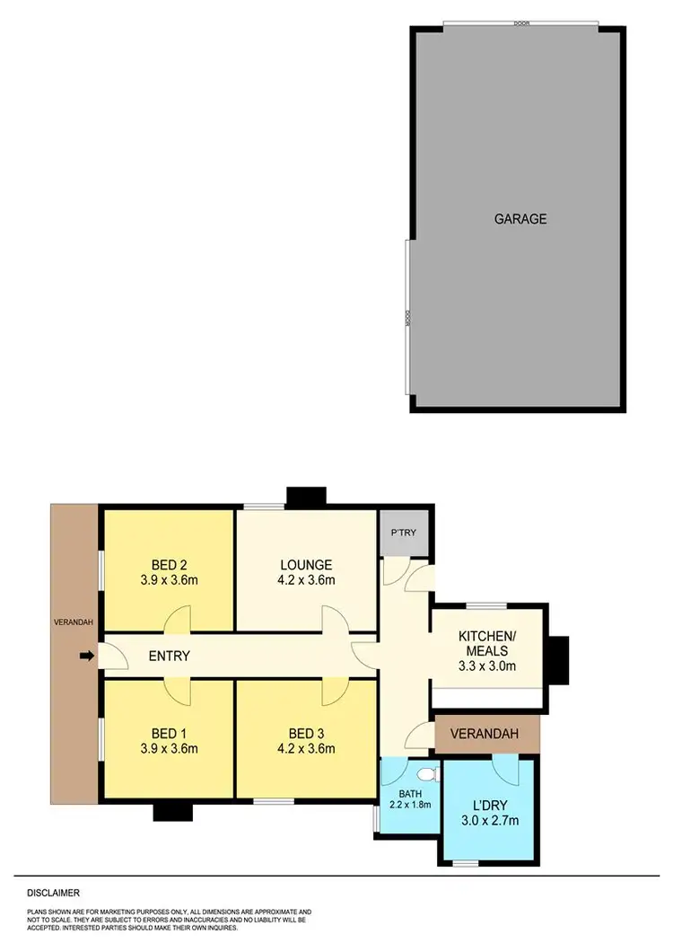 Floorplan of Homely house listing, 2174 Midland Highway, Springmount VIC 3364