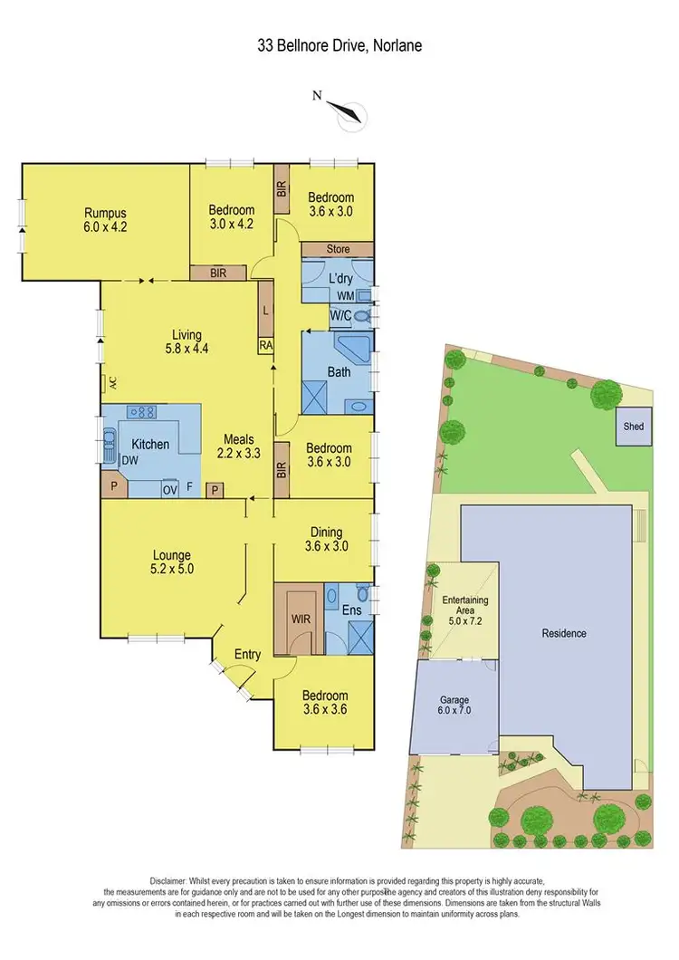 Floorplan of Homely house listing, 33 Bellnore Drive, Norlane VIC 3214
