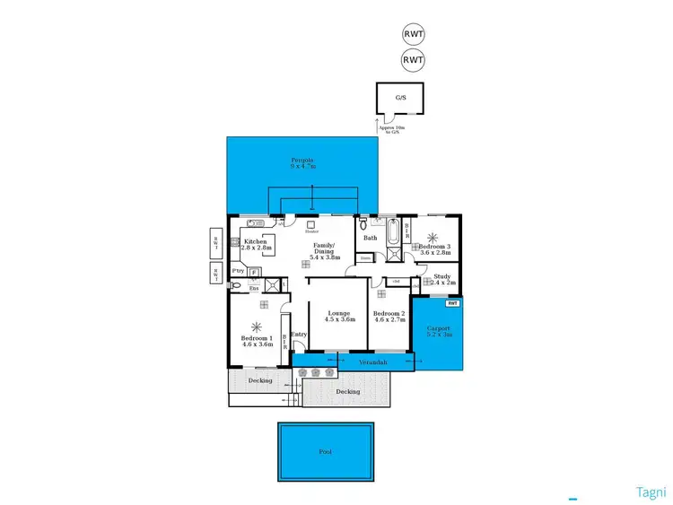 Floorplan of Homely house listing, 11 Braeside Avenue, Reynella East SA 5161