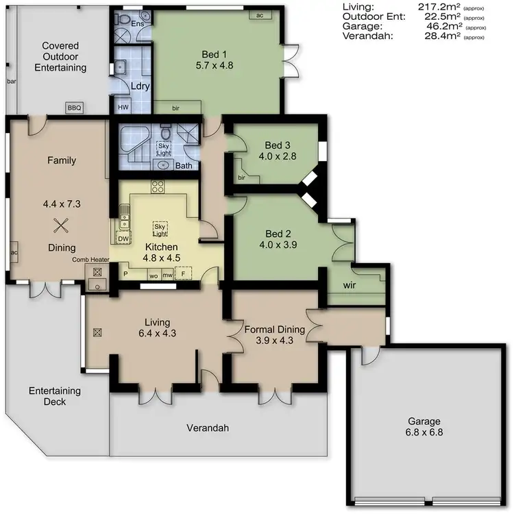 Floorplan of Homely house listing, 194 Strathalbyn Road, Mylor SA 5153
