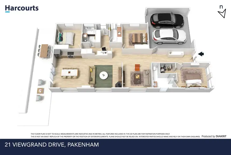 Floorplan of Homely house listing, 21 Viewgrand Drive, Pakenham VIC 3810