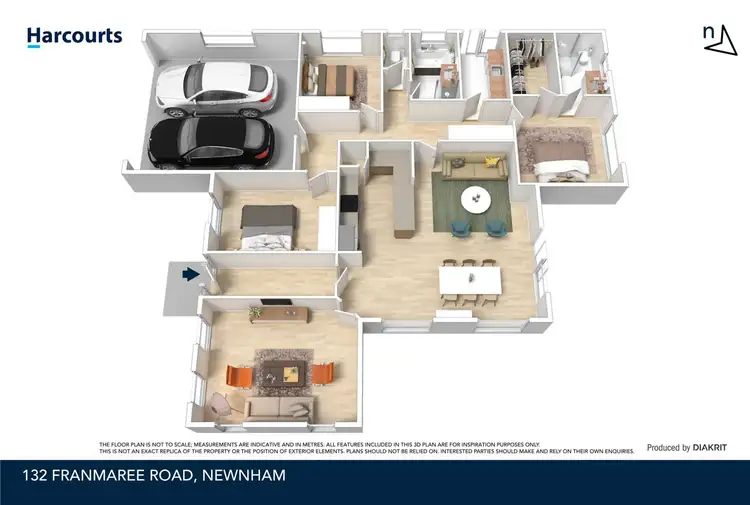 Floorplan of Homely house listing, 132 Franmaree Road, Newnham TAS 7248