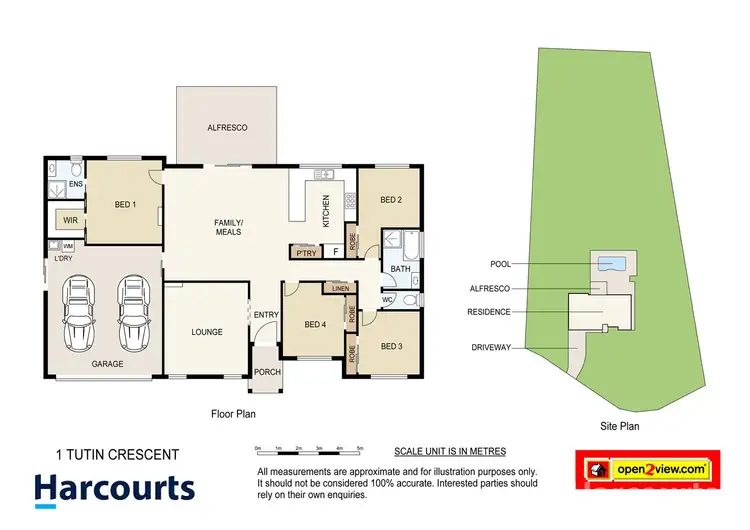 Floorplan of Homely house listing, 1 Tutin Crescent, Woodhill QLD 4285