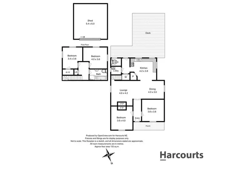 Floorplan of Homely house listing, 15 Alfred Street, Scottsdale TAS 7260