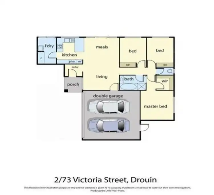 Floorplan of Homely unit listing, 2/73 Victoria Street, Drouin VIC 3818