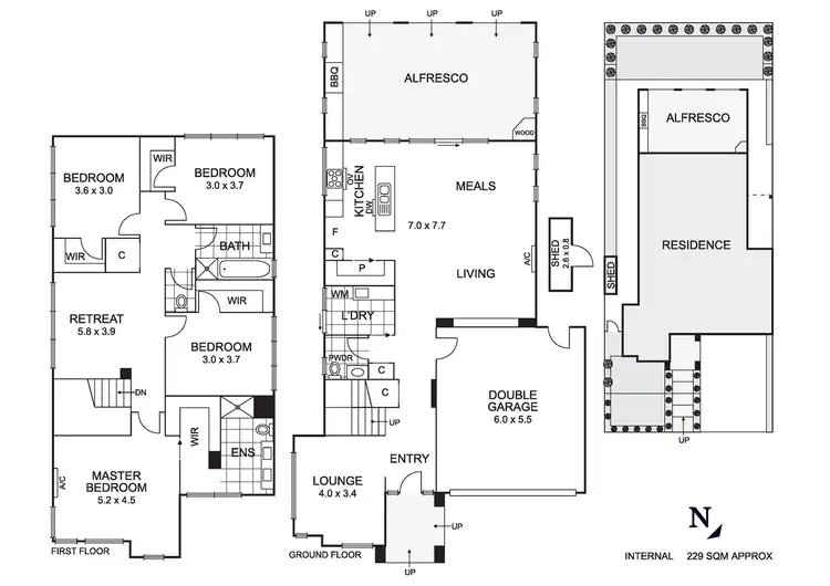 Floorplan of Homely house listing, 35 Tripani Avenue, Lalor VIC 3075