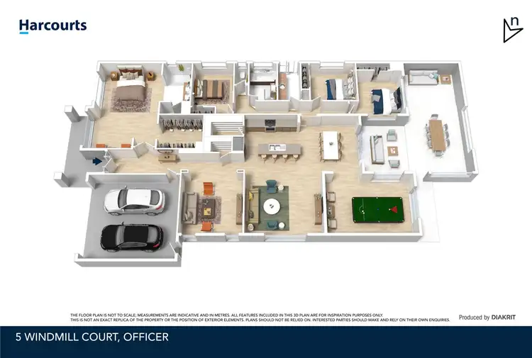 Floorplan of Homely house listing, 5 Windmill Court, Officer VIC 3809