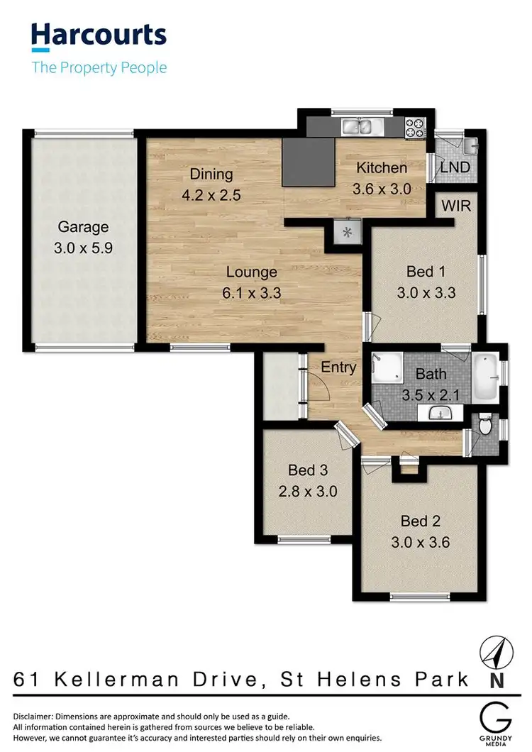 Floorplan of Homely house listing, 61 Kellerman Drive, St Helens Park NSW 2560