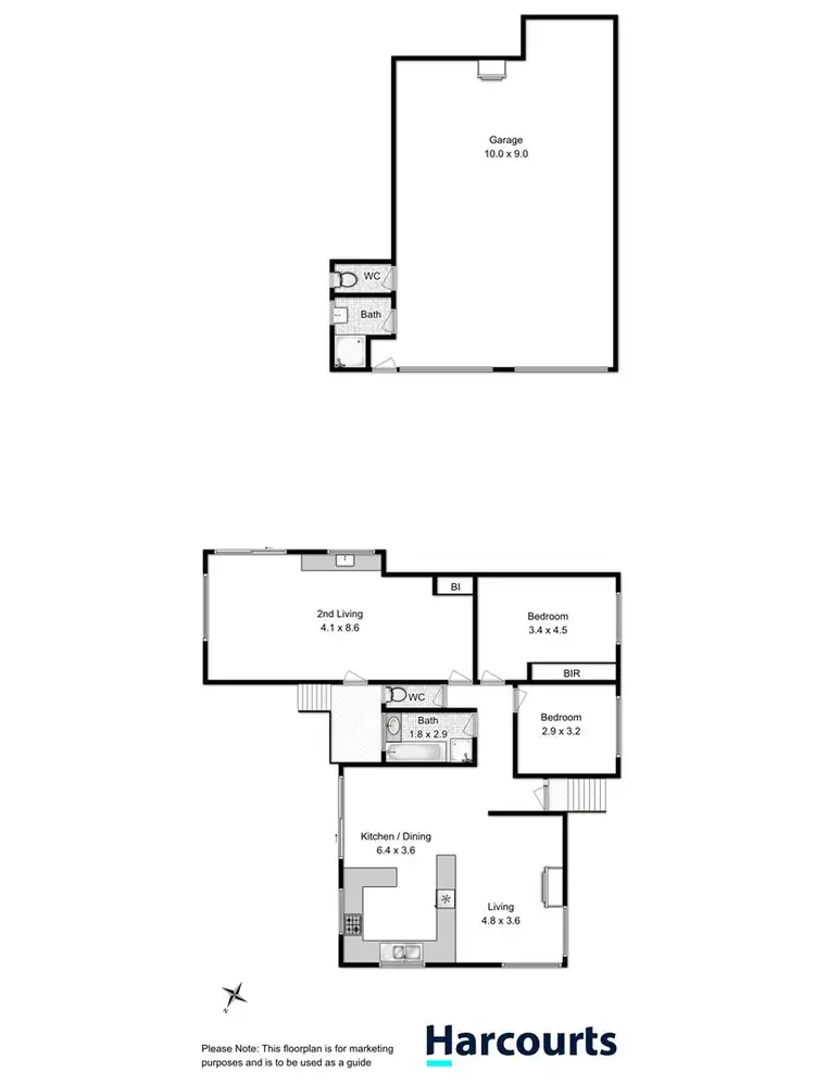 Floorplan of Homely house listing, 19 Binalong Road, Mornington TAS 7018
