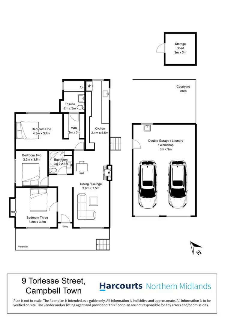 Floorplan of Homely house listing, 9 Torlesse Street, Campbell Town TAS 7210