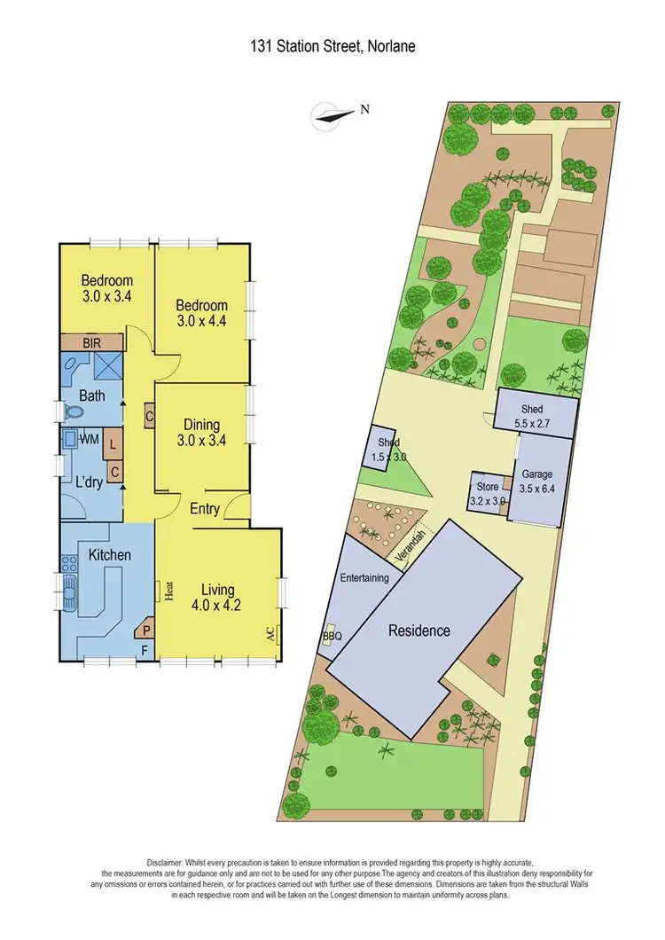 Floorplan of Homely house listing, 131 Station Street, Norlane VIC 3214