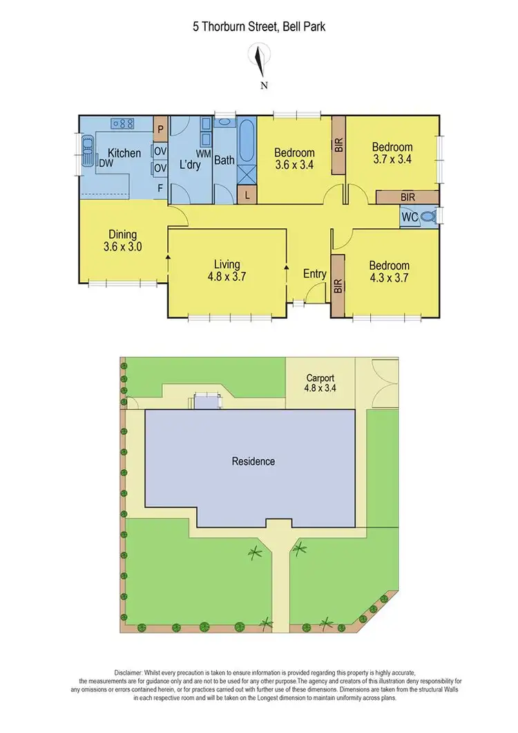 Floorplan of Homely house listing, 5 Thorburn Street, Bell Park VIC 3215