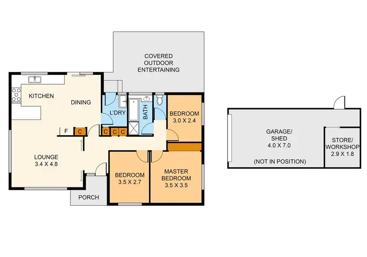 Floorplan of Homely house listing, 11 Joan Avenue, Ferntree Gully VIC 3156