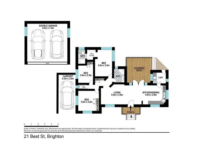 Floorplan of Homely house listing, 21 Best Street, Brighton QLD 4017